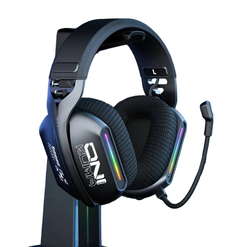 Tri-Mode RGB Gaming Headset – 2.4G Wireless & Wired Long Life - GT808 / Gaming Headset - 9eight5