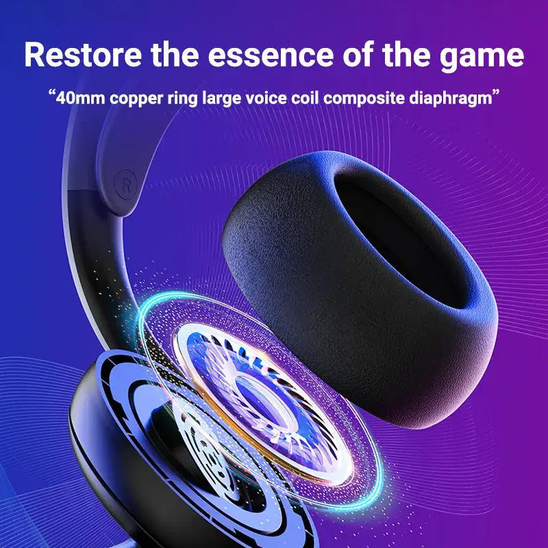 Tri-Mode Wireless Gaming Headset – PS5/PS4/Switch/PC/Mobile - Gaming Headphone - 9eight5