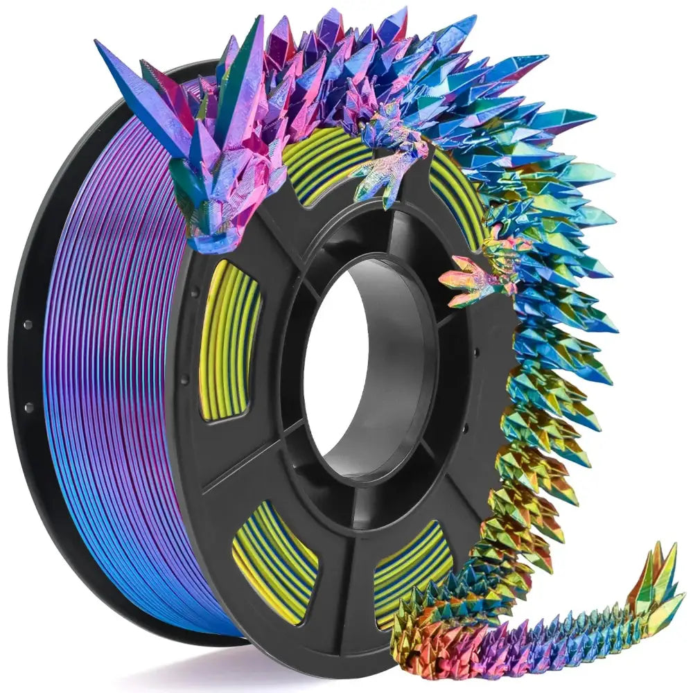 Tricolour Silk PLA 3D Printer Filament 1.75mm (250g) - Filament - SS