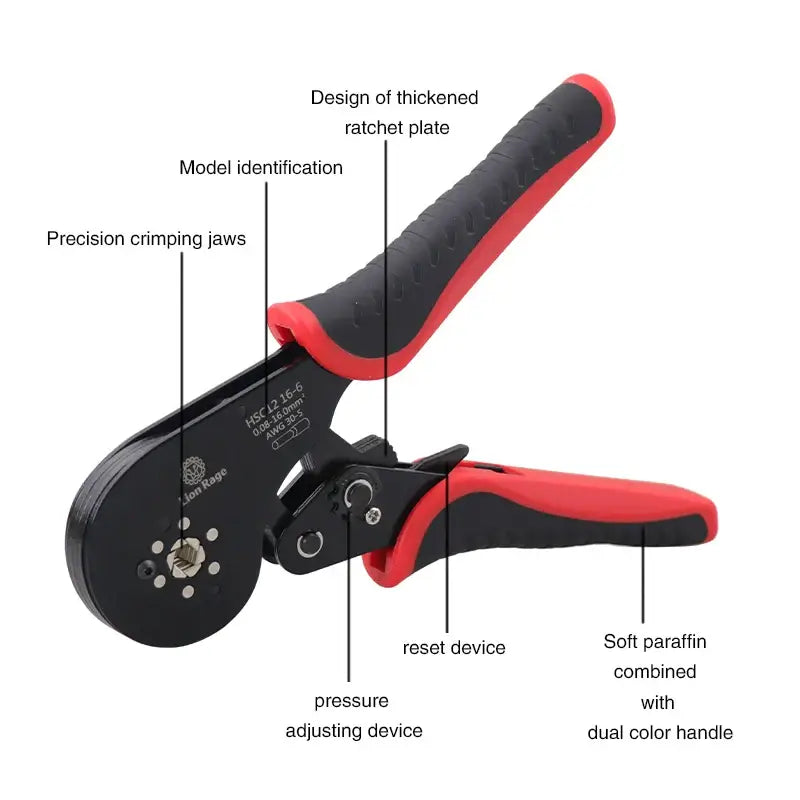 Tubular Terminal Crimping Pliers - HBC