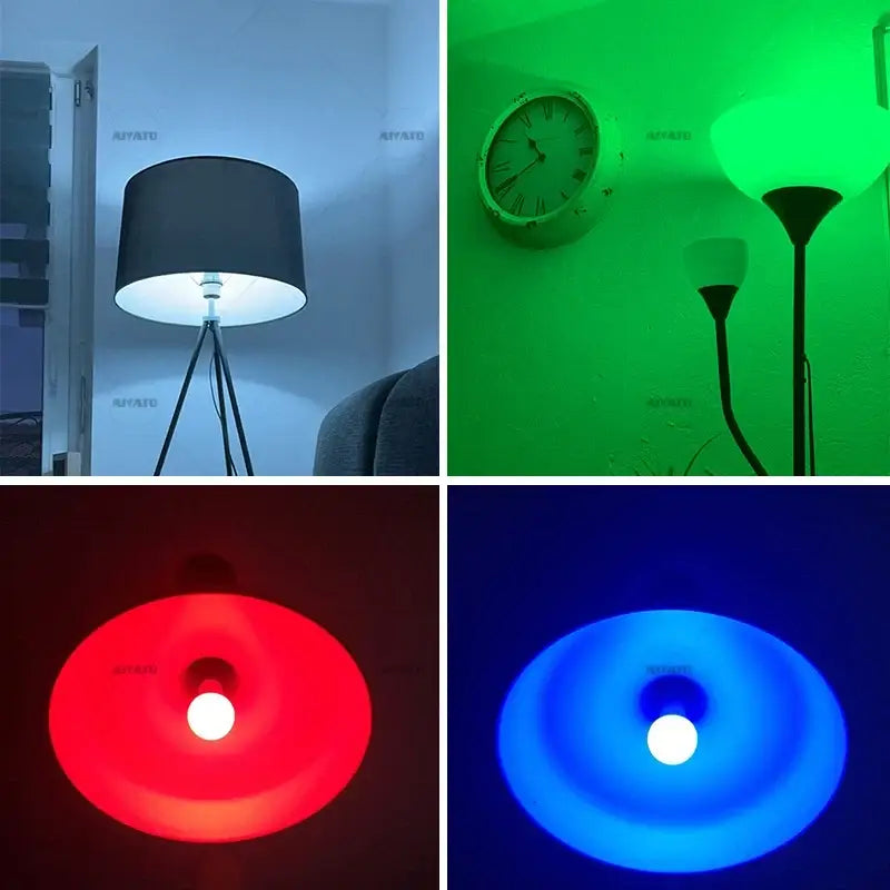 Tuya Bluetooth LED Bulb Dimmable 15W 18W E27 B22 220V RGBCW Color Change Lamps Smart Life APP Group Control Music