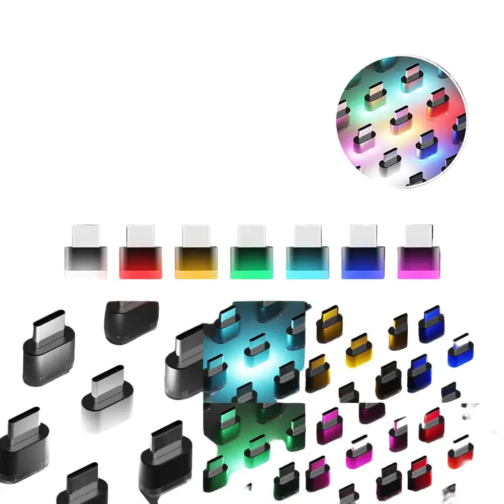 Type-C LED Car Interior Ambient Light (7 colours available) - HBC