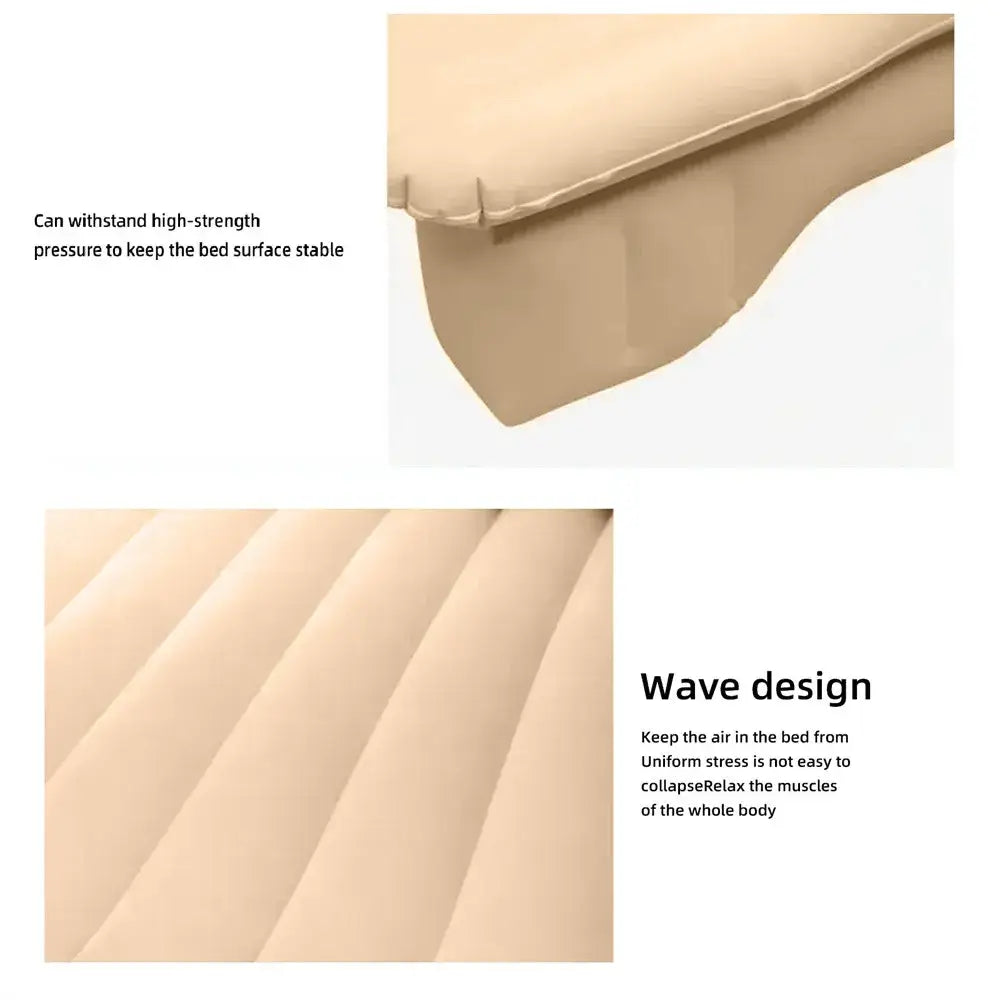 Ultra-Soft Inflatable Car Travel Bed (3 colours available) - HBC