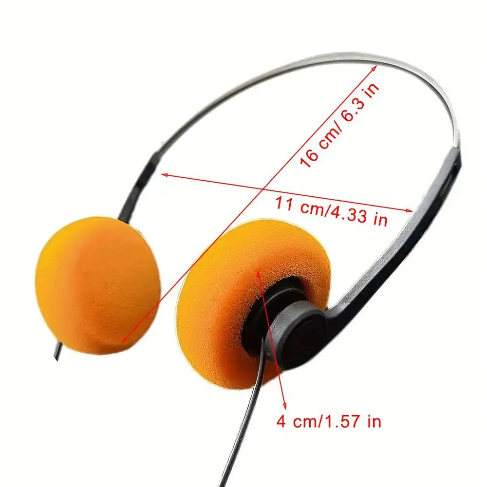 Underwire Headphone Music Mp3 Walkman Retro Feelings Portable Wired Small Headphones Sports Fashion Photo Prop