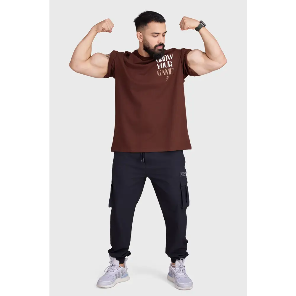 Unisex Grow Oversized T-shirts Coffee