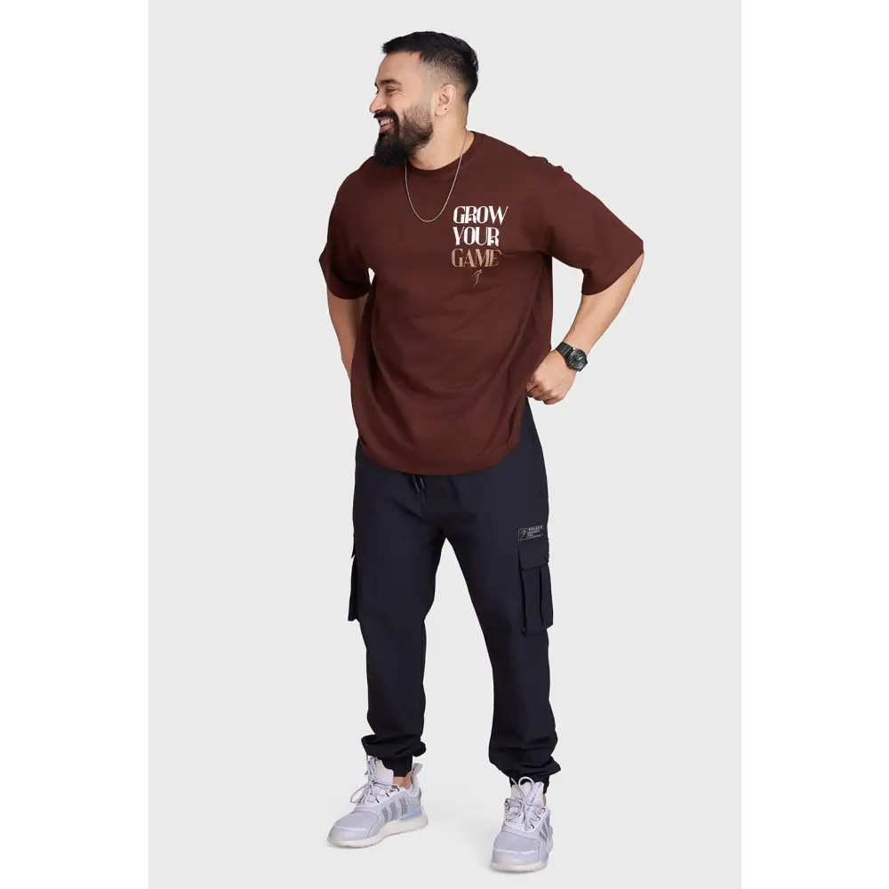 Unisex Grow Oversized T-shirts Coffee