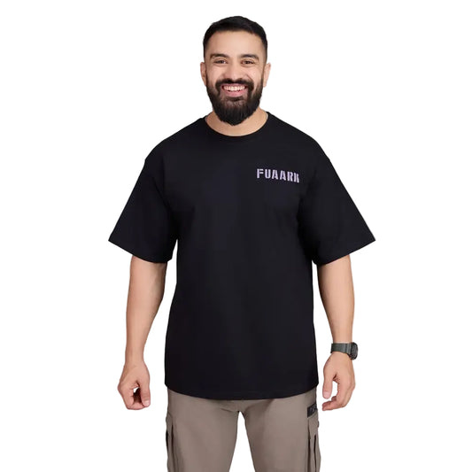 Unisex Rage Oversized T-shirts Black