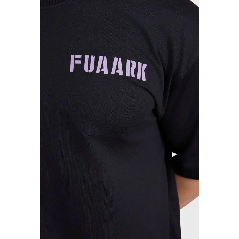 Unisex Rage Oversized T-shirts Black
