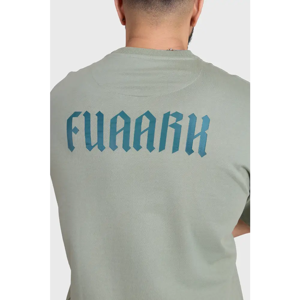 Unisex Regime Oversized T-shirts Sage Green