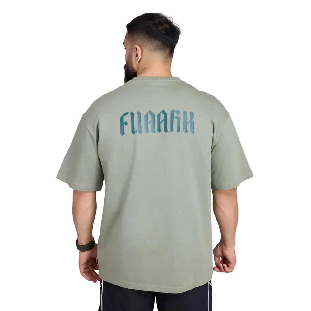 Unisex Regime Oversized T-shirts Sage Green