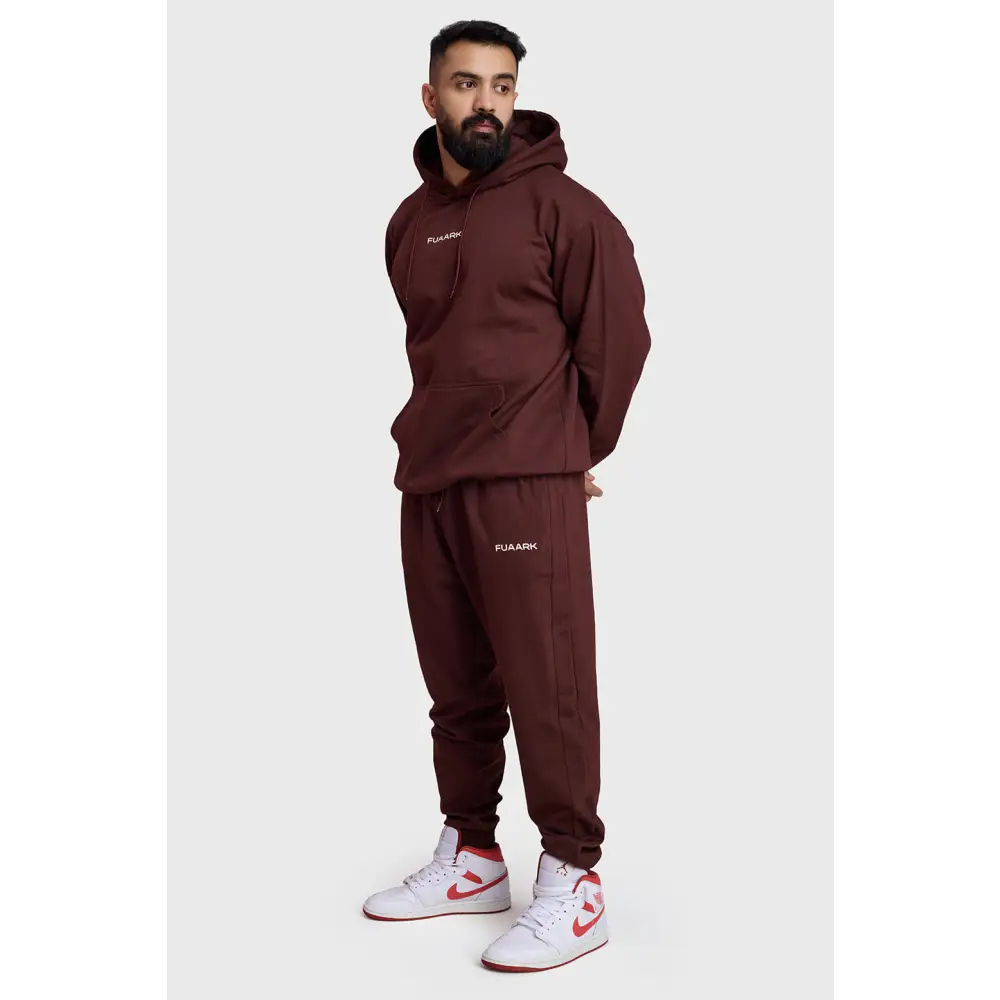 Unisex Signature Oversized Hoodies Brown - Hoodie