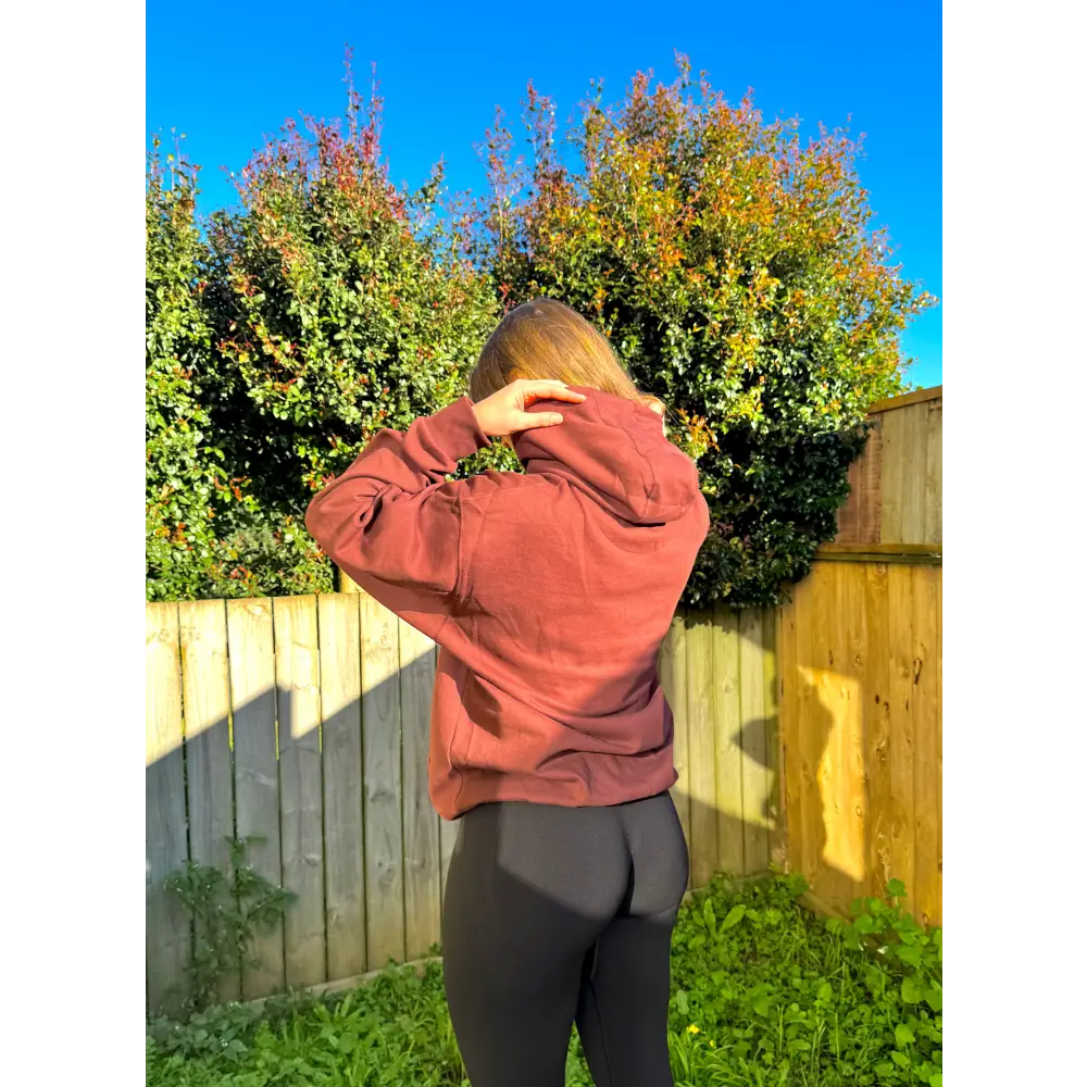 Unisex Signature Oversized Hoodies Brown - Hoodie