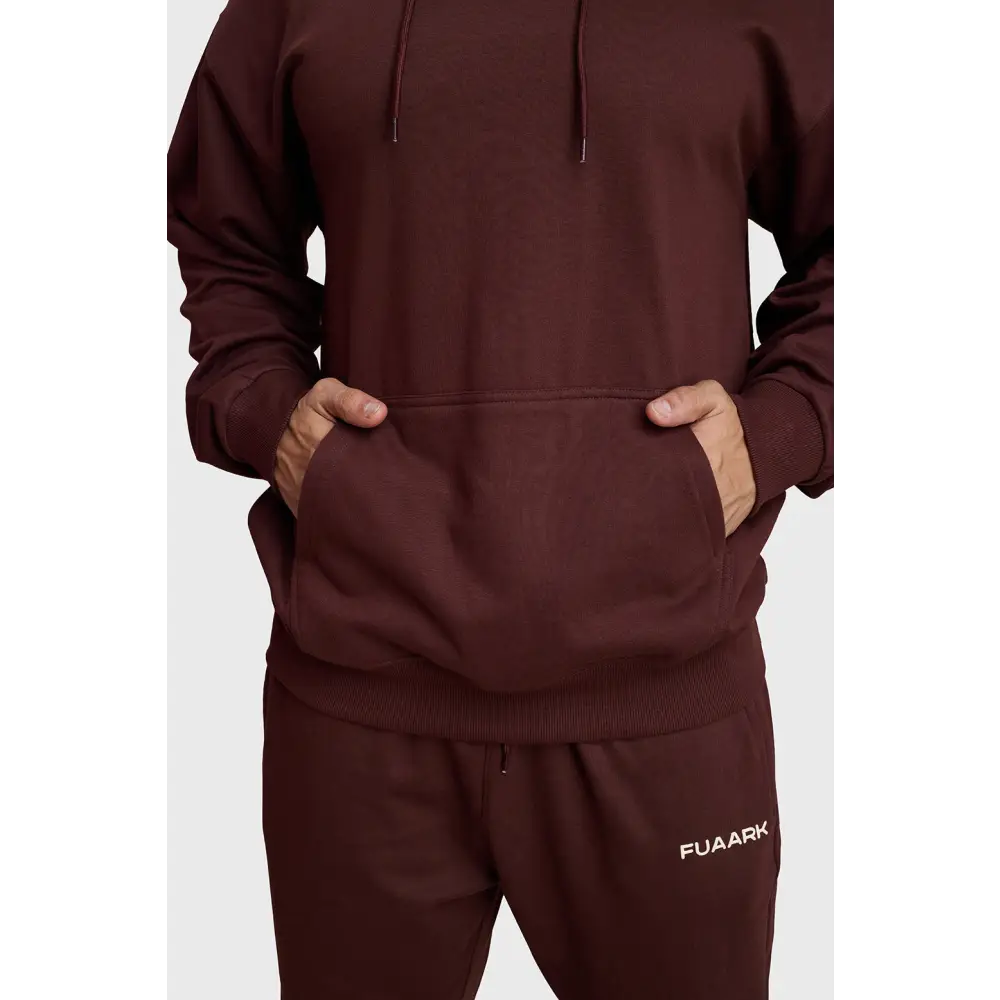 Unisex Signature Oversized Hoodies Brown - Hoodie