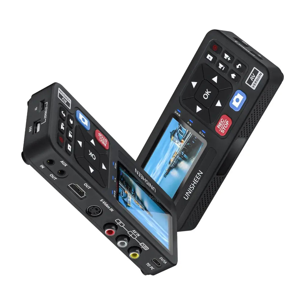 UNISHEEN 1080p High Quality VHS Tape to Digital Camcorder DVD Converter Casette MP3 Recorder - AU Adapter / China