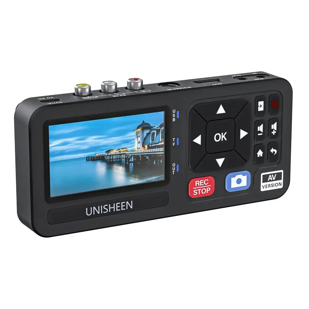 UNISHEEN 1080p High Quality VHS Tape to Digital Camcorder DVD Converter Casette MP3 Recorder