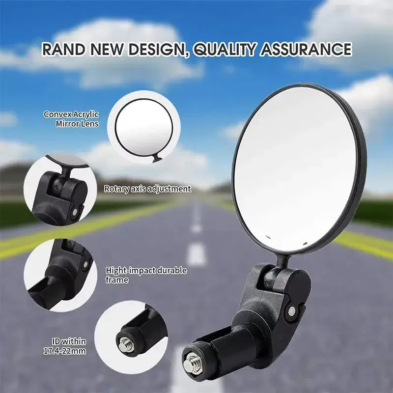 Universal Bicycle Rearview Mirror (1pc & 2pcs) - SS