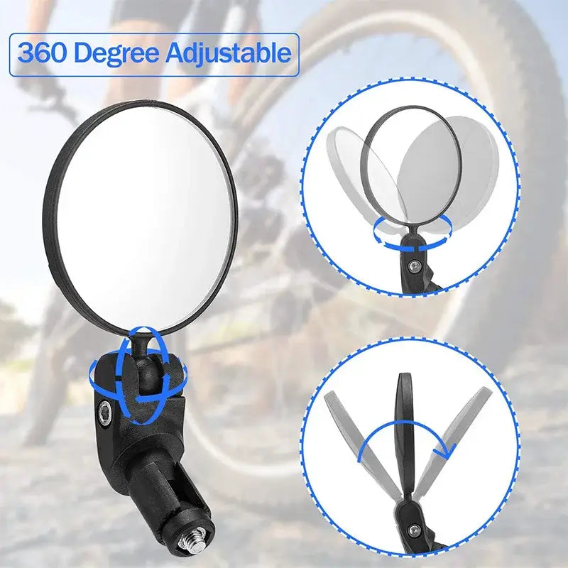 Universal Bicycle Rearview Mirror (1pc & 2pcs) - SS