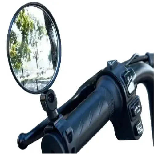 Universal Bicycle Rearview Mirror Convex - 8 cm / Bike Rear View Mirrors - SS