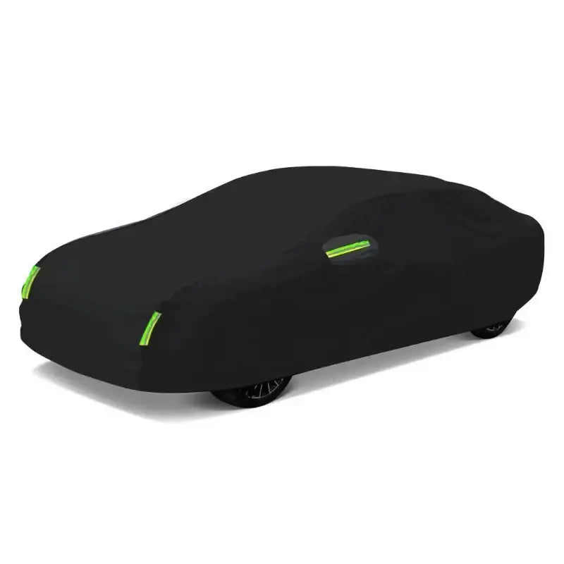 Universal Black Car Cover with Reflective Strips (different sizes available) - HBC