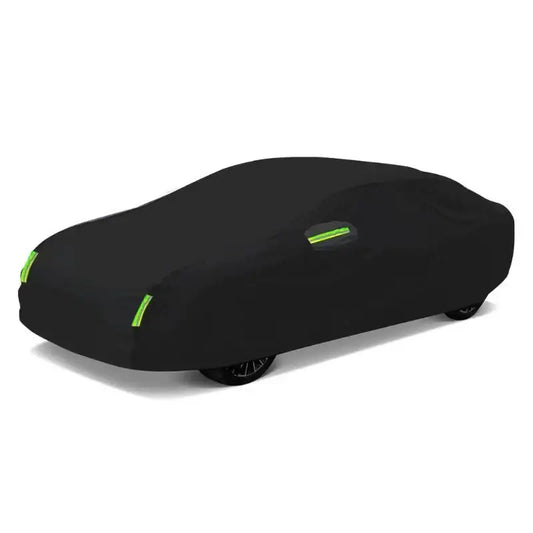 Universal Black Car Cover with Reflective Strips (different sizes available) - HBC
