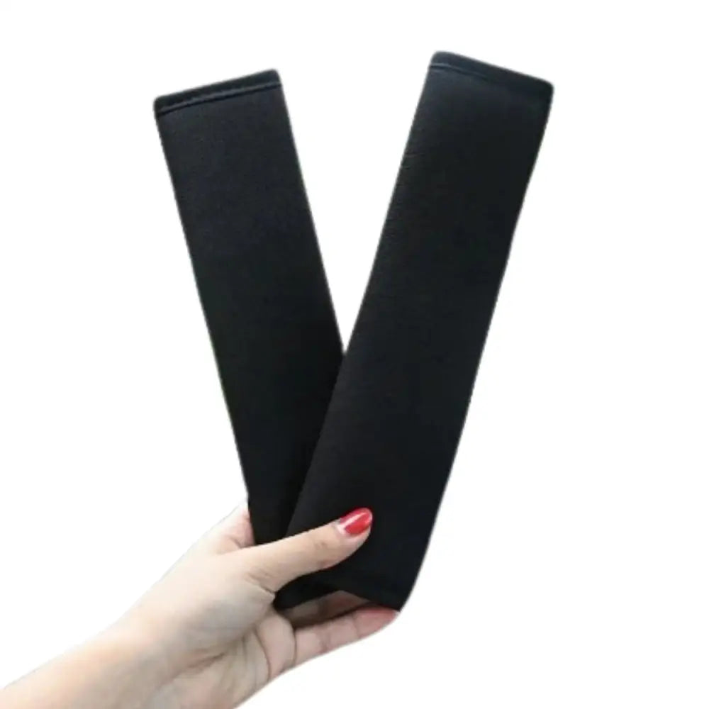 Universal Car Seat Belt Shoulder Pads (2PCS) - 2PCS-Ice Silk Black - HBC
