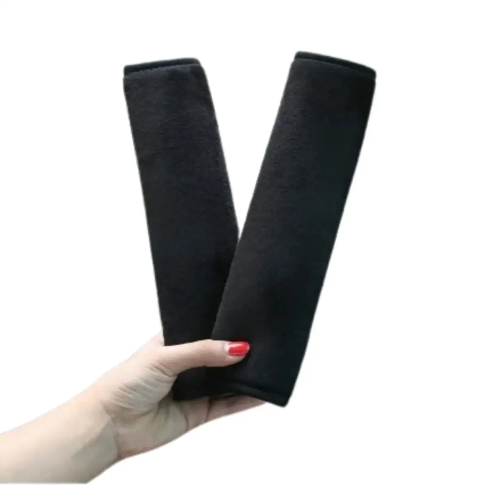 Universal Car Seat Belt Shoulder Pads (2PCS) - 2PCS-Velvet Black - HBC