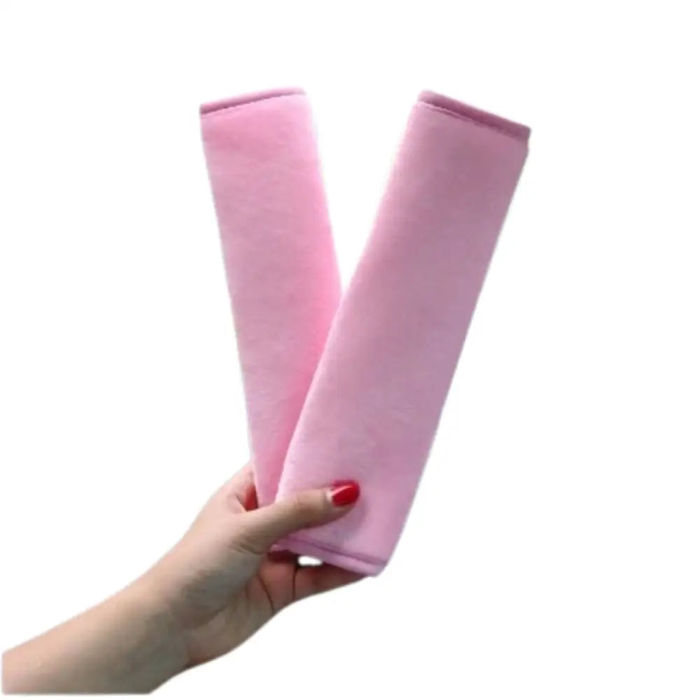 Universal Car Seat Belt Shoulder Pads (2PCS) - 2PCS-Velvet Pink - HBC