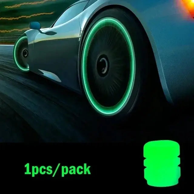 Universal Car Tire Valve Stem Caps (1–50pcs) - 1pc Green - HBC
