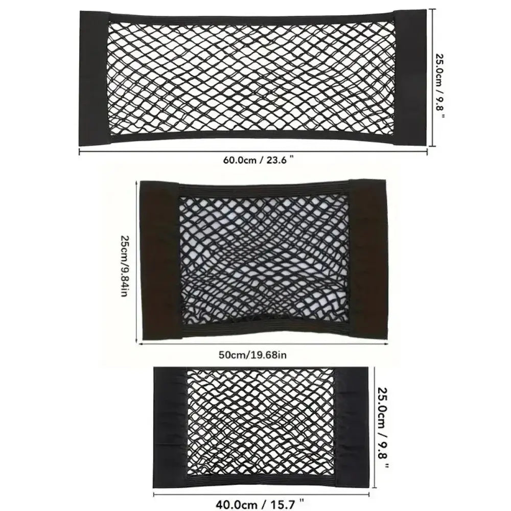 Universal Double Mesh Vehicle Storage Net (3 different sizes available) - HBC