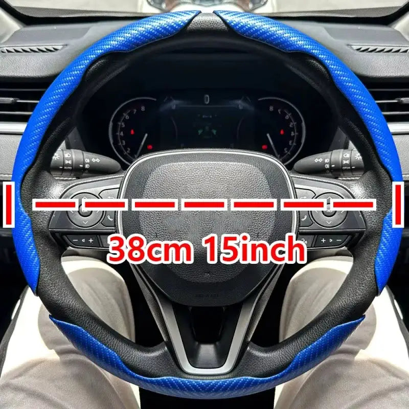 Universal Microfiber Leather Car Steering Wheel Cover (different colours & sets available) - HBC