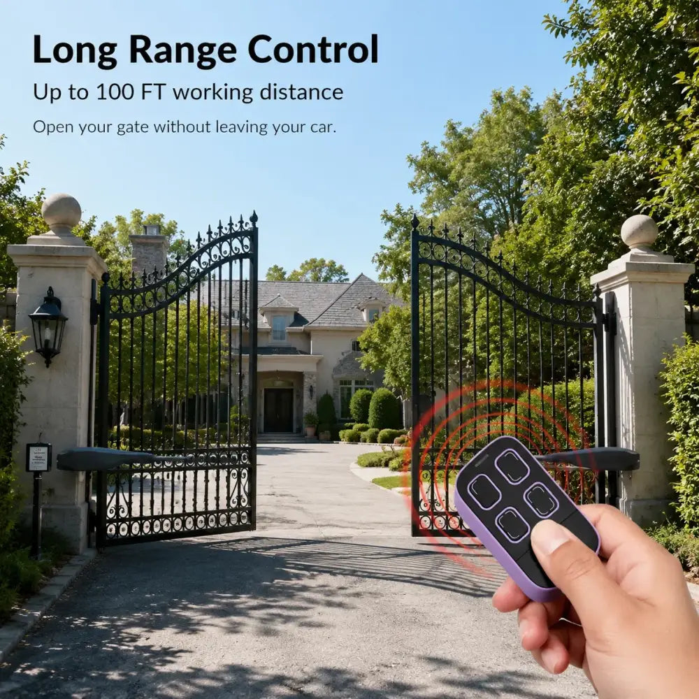 Universal Multi-frequency Garage Door Remote Controle 280-868MHz 433MHz 315MHz 390MHz Compatible with Gates CE Certified