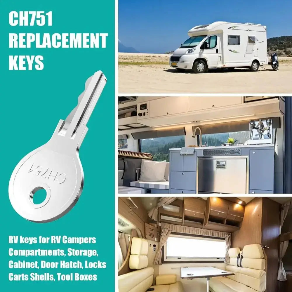 Universal RV Cabinet Keys (5PCS) - 5Pcs / Universal Keys - HBC