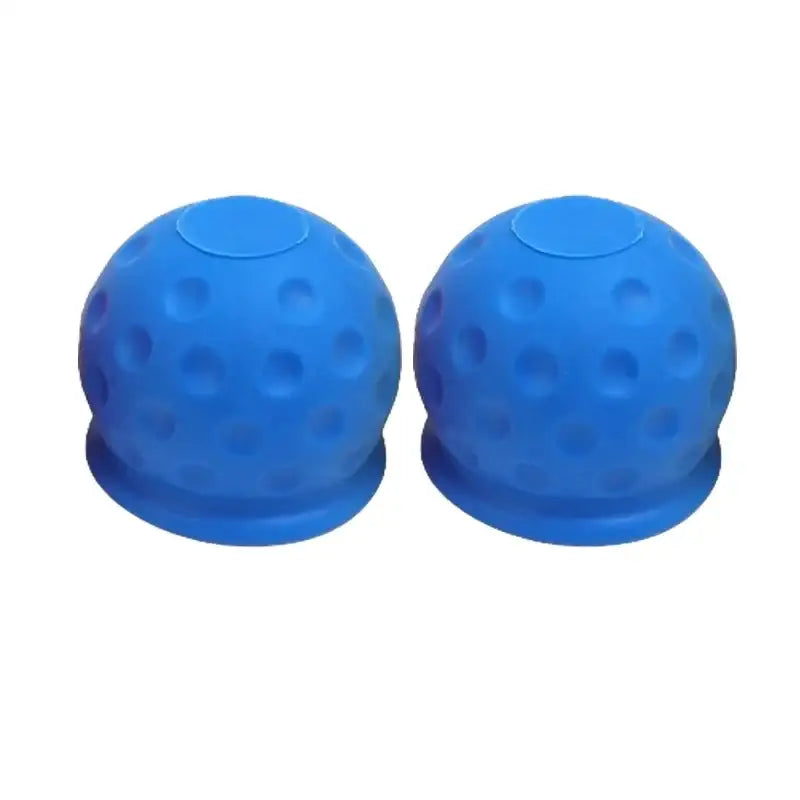 Universal Tow Bar Ball Cover Cap (1/2pcs) - 2x Blue - HBC