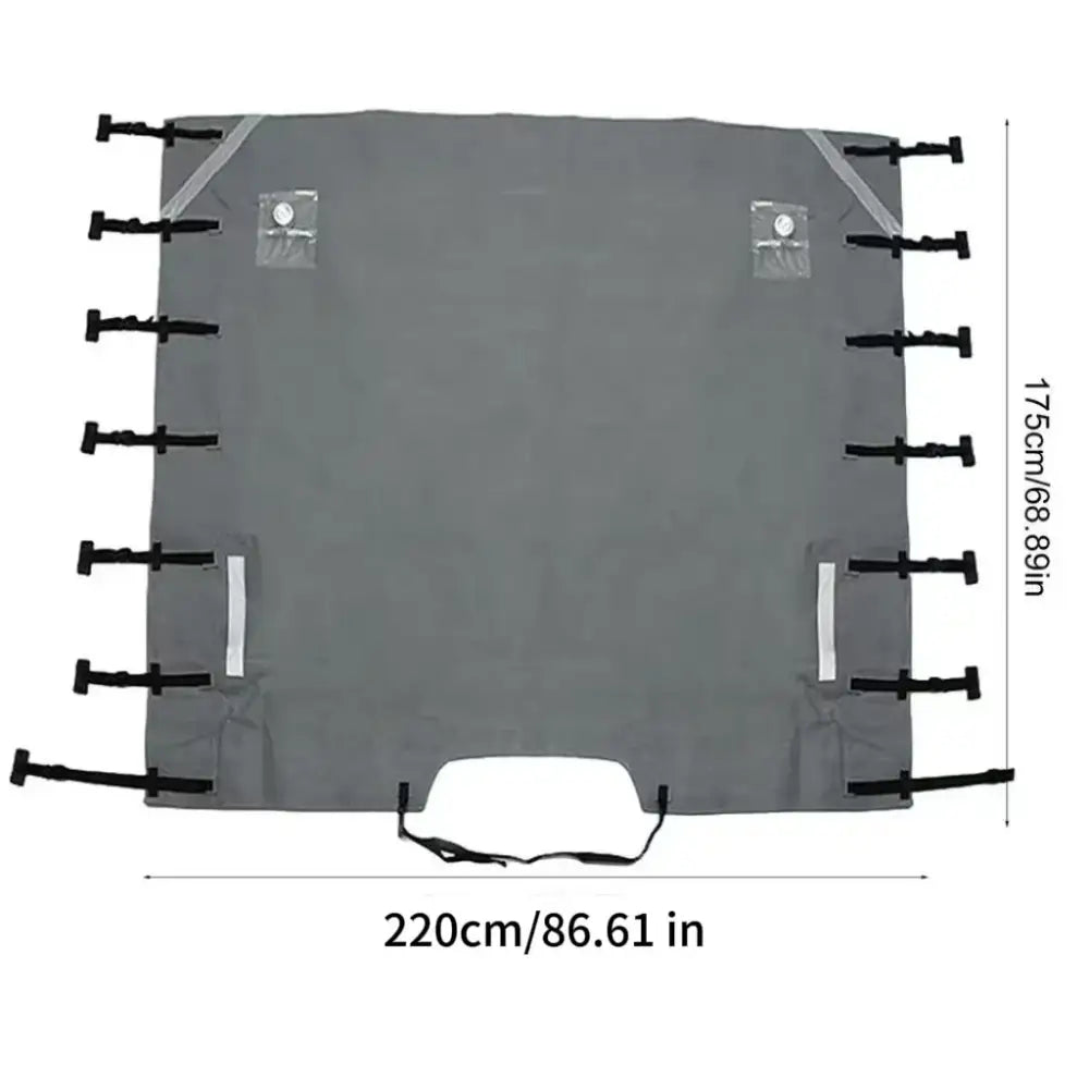 Universal Waterproof Oxford RV & Caravan Front Towing Cover - Grey / 220X75cm / RV Caravan Front Towing Cover - HBC