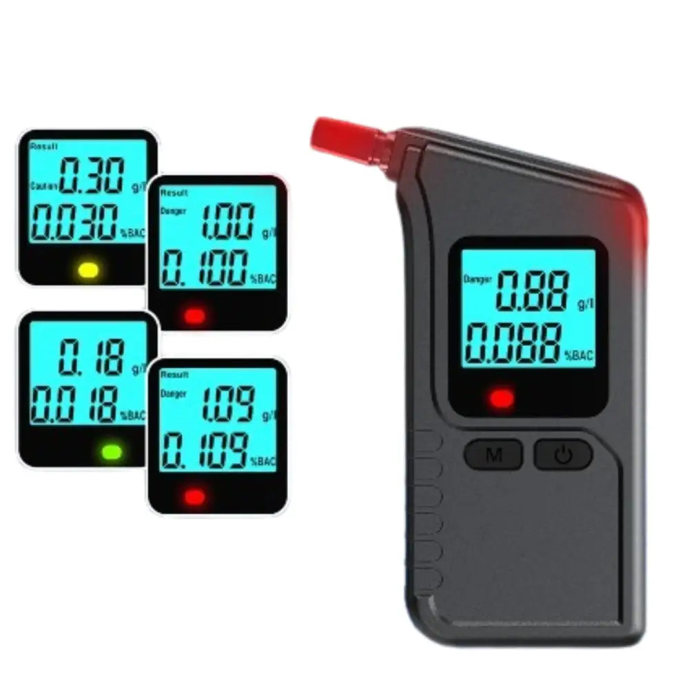 Upgraded Portable Alcohol Tester – High-Accuracy - MR1107 / Breathalyzer - HBC
