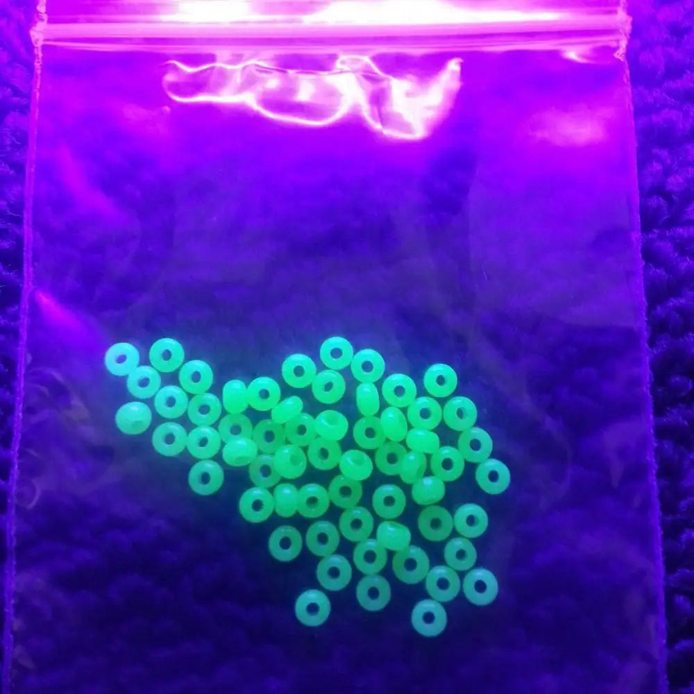 Uranium Geiger Counter Glass Test Beads (approx. 60 beads)