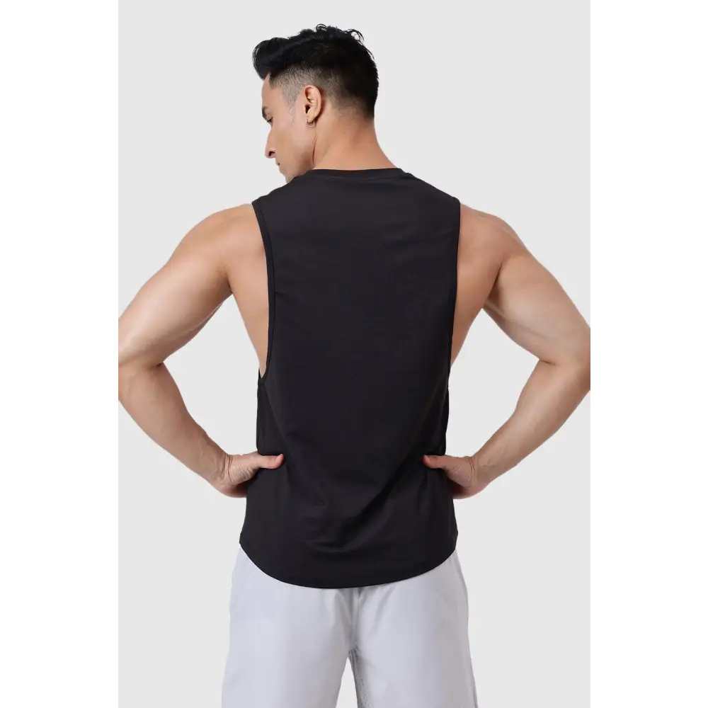 Urban Deep Arm Tank Black - Vest