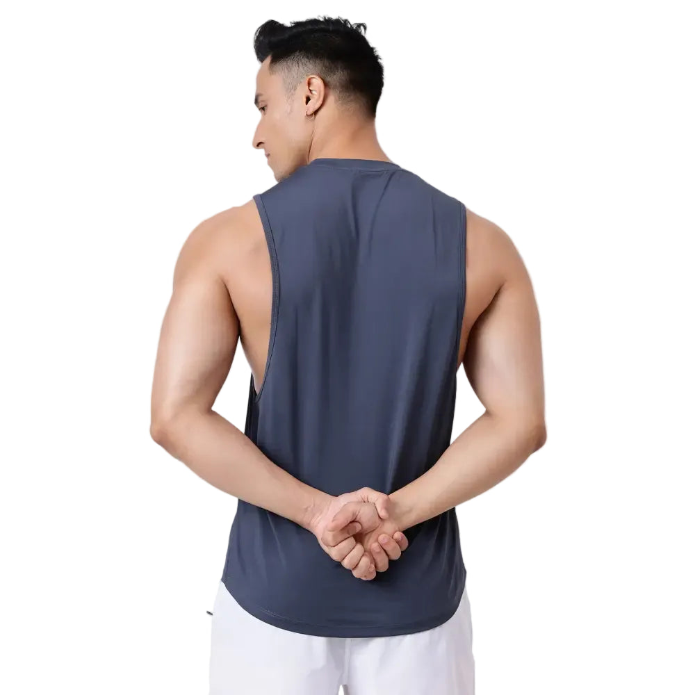 Urban Deep Arm Tank Dark Grey - Vest