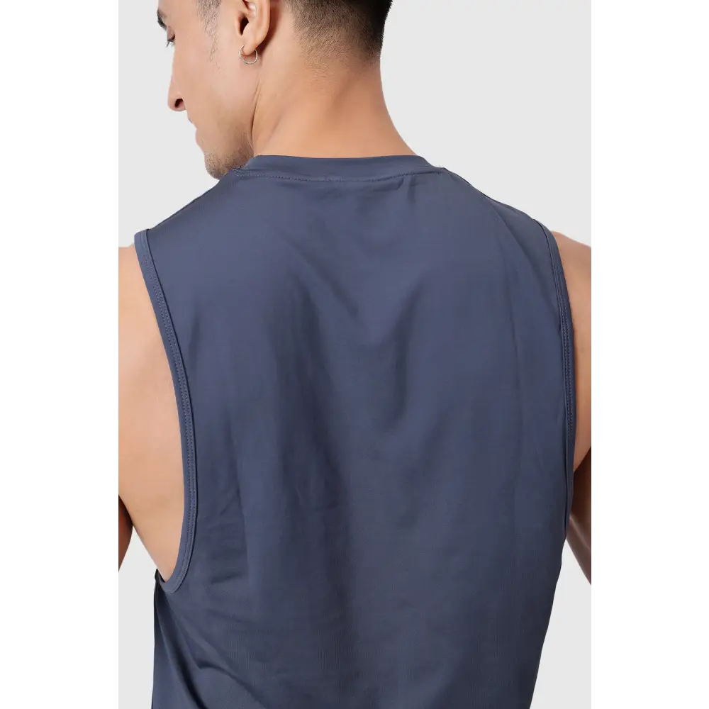 Urban Deep Arm Tank Dark Grey - Vest