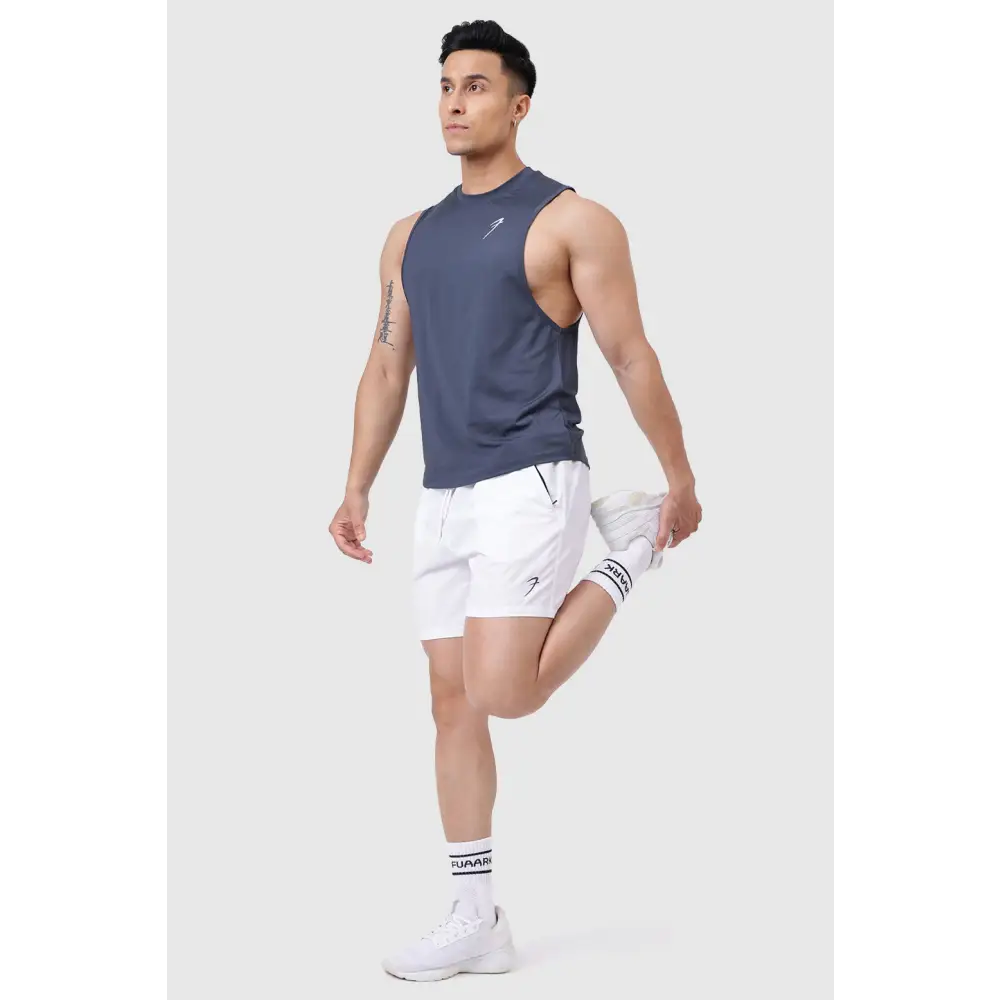 Urban Deep Arm Tank Dark Grey - Vest