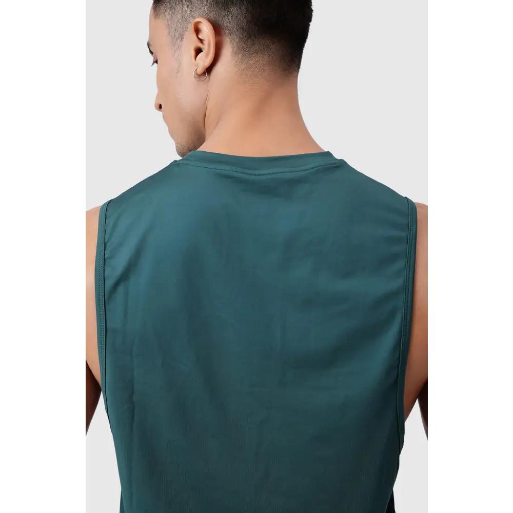 Urban Deep Arm Tank Emerald Green - Vest