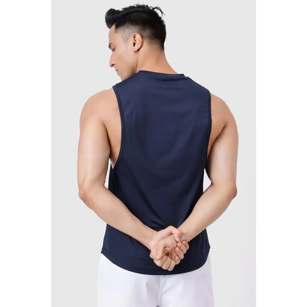 Urban Deep Arm Tank Navy - Vest