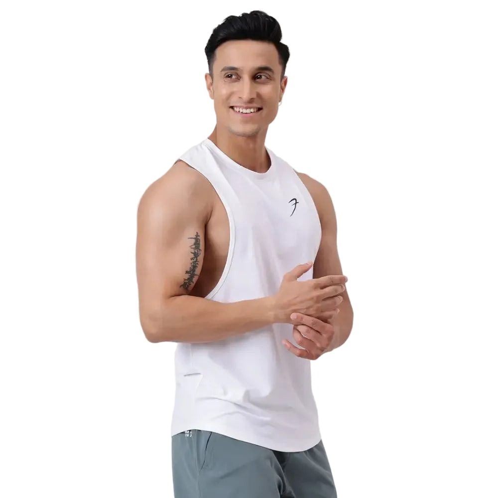 Urban Deep Arm Tank White - Vest