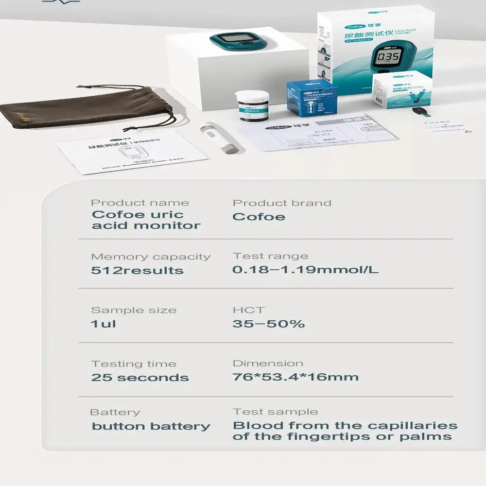 Uric Acid Monitor – Home & Medical Use - HBC