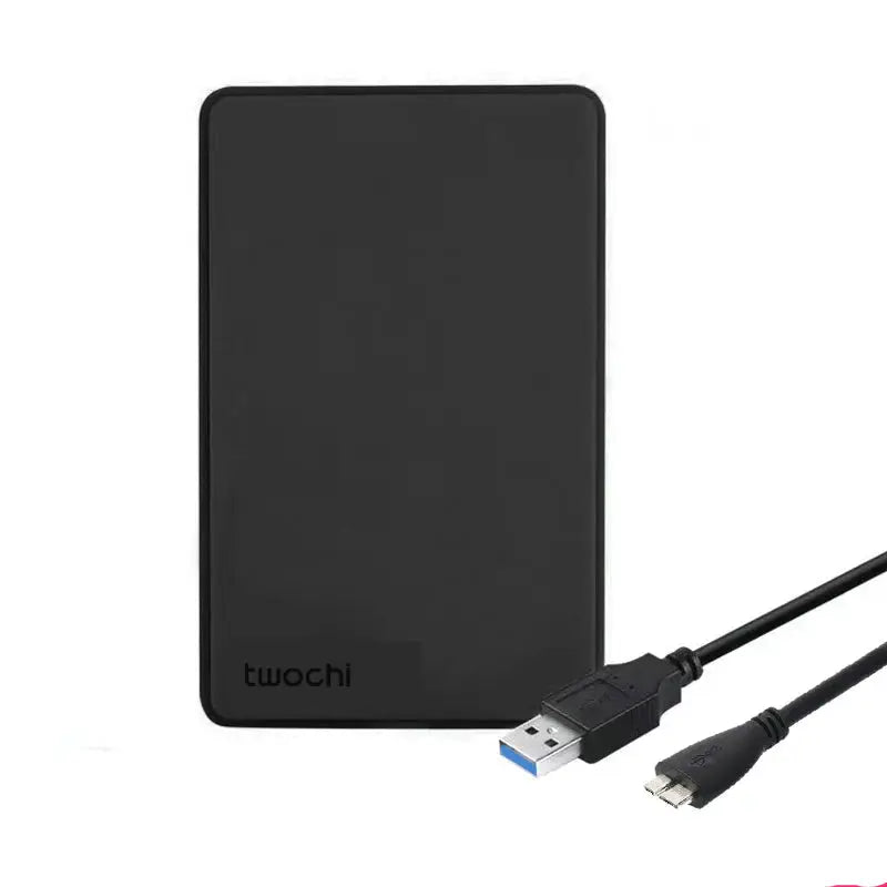 USB 3.0 External Hard Drive HDD for PC Mac Xbox & PS4 (80GB to 2TB) (5 colours available) - Black / 2TB - TWS