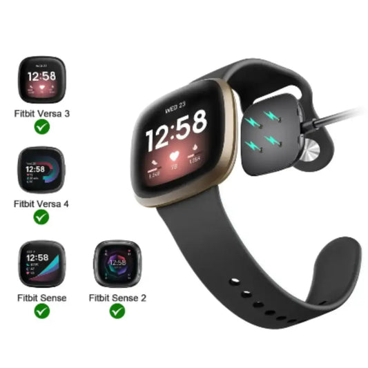 USB-C Charger Dock for Fitbit Versa 3/4 & Sense 1/2