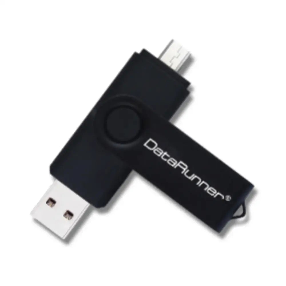 USB Flash Drive (8GB–128GB) for Android & PC - Black / 128GB - TWS