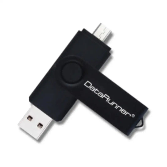USB Flash Drive (8GB–128GB) for Android & PC - Black / 128GB - TWS