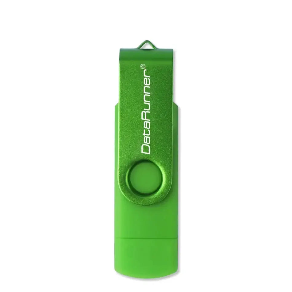 USB Flash Drive (8GB–128GB) for Android & PC - Green / 128GB - TWS