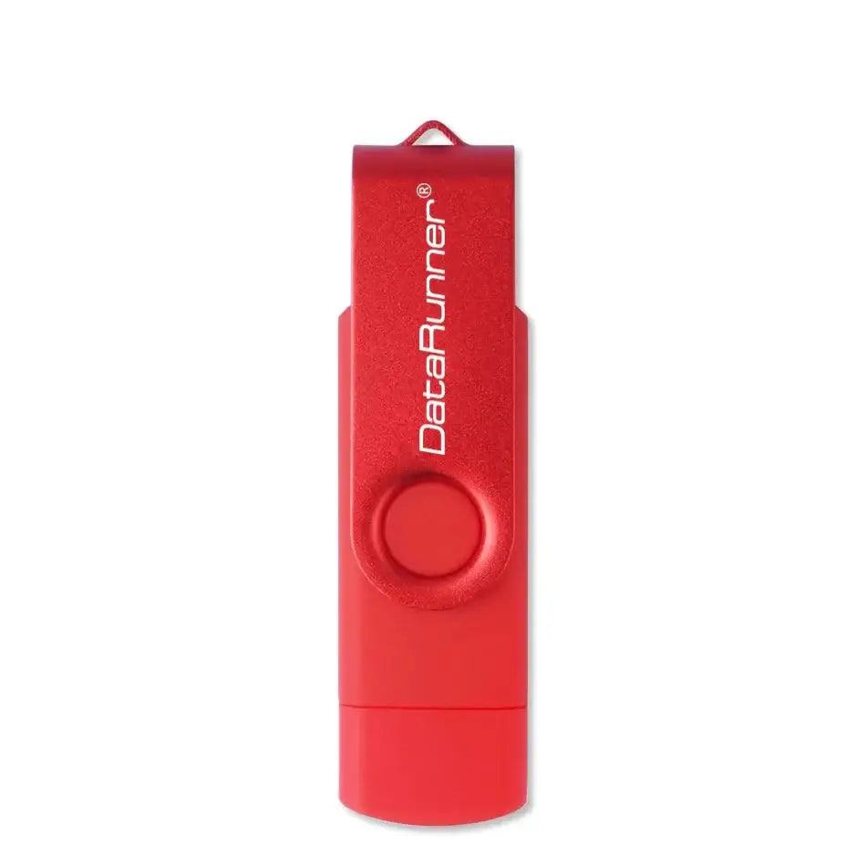 USB Flash Drive (8GB–128GB) for Android & PC - Red / 128GB - TWS